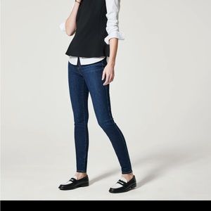 Used like new spanx ankle skinny Jean midnight shade in XL